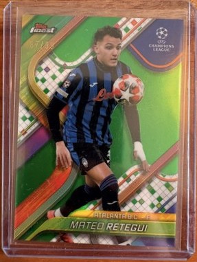 Mateo Retegui 2024 Topps Finest UEFA