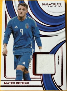 Mateo Retegui 2024 Panini Immaculate Collection