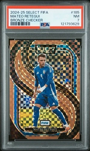 Mateo Retegui 2024 Panini Select Bronze Checker /75