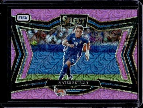 Mateo Retegui 2024 Panini Select Field Pink Mojo /299