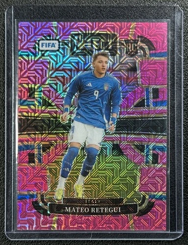 Mateo Retegui 2023 Panini Select FIFA Pink Mojo Prizm 90/199