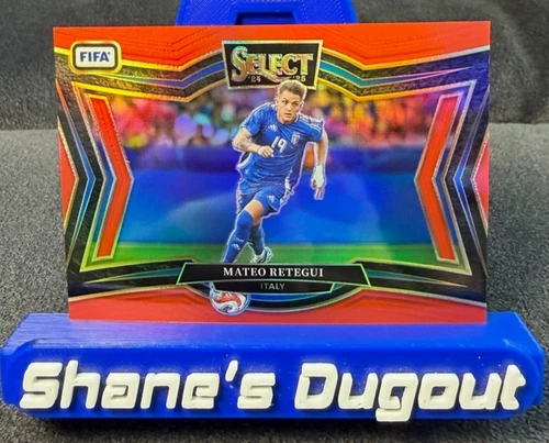 Mateo Retegui 2024 Panini Select FIFA Red Prizm