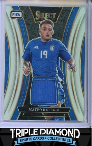 Mateo Retegui 2024 Panini Select FIFA Silver Prizm