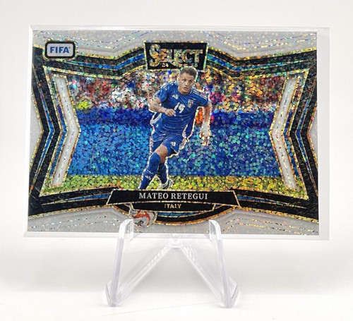 Mateo Retegui 2024 Panini Select FIFA White Sparkle /202