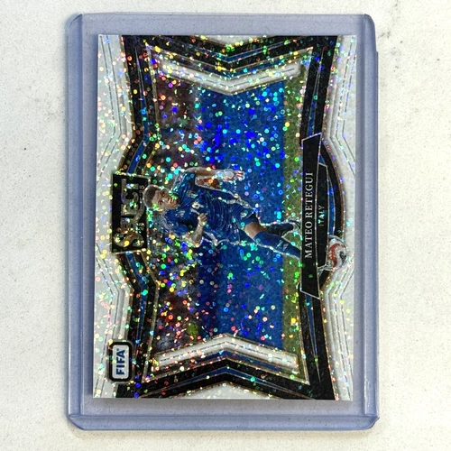 Mateo Retegui 2024 Panini Select FIFA White Sparkle Prizm