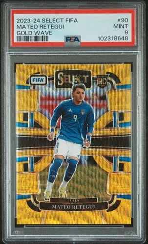 Mateo Retegui 2023 Panini Select Gold Wave /10