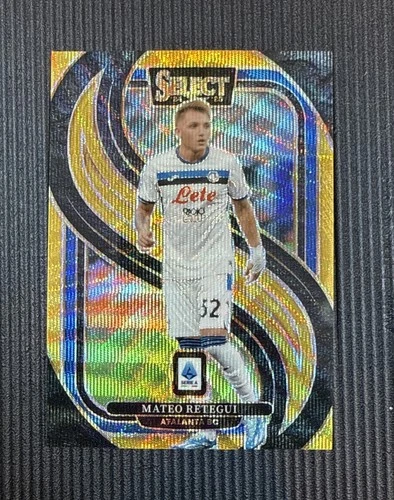 Mateo Retegui 2024 Panini Select Gold Wave Prizm /10