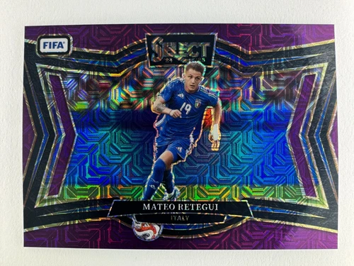 Mateo Retegui 2024 Panini Select Purple Mojo Prizm