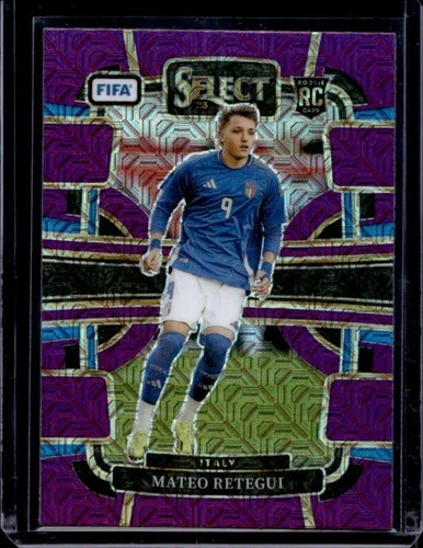 Mateo Retegui 2023 Panini Select Purple Mojo Prizm