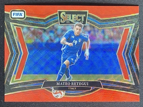 Mateo Retegui 2024 Panini Select Red Wave Prizm /59