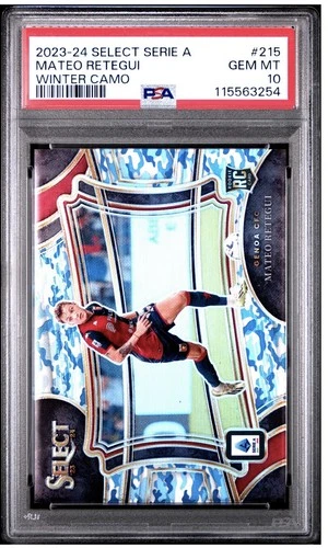 Mateo Retegui 2024 Panini Select Serie A Winter Camo /30
