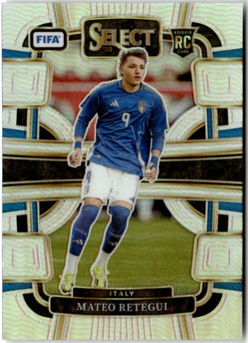 Mateo Retegui 2024 Panini Select Silver Prizm