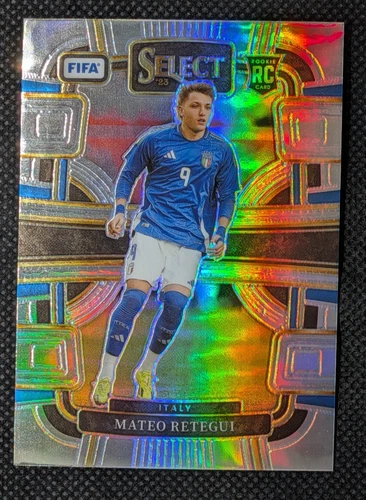Mateo Retegui 2023 Panini Select Silver Prizm