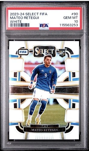 Mateo Retegui 2023 Panini Select White Refractor /20
