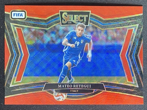 Mateo Retegui 2024 Panini Seleziona FIFA Red Wave Prizm /59
