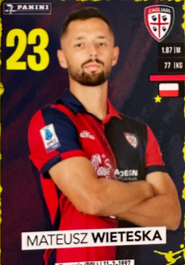 Mateusz Wieteska 2023 Panini Calciatori Stickers