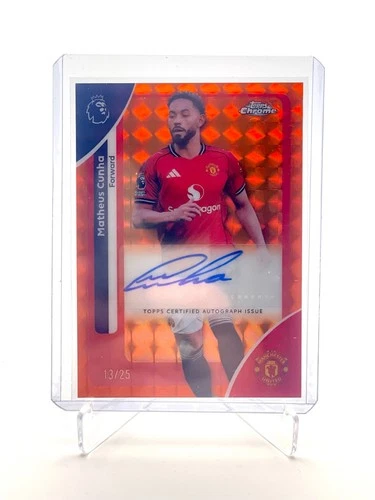 Matheus Cunha 2025 Topps Chrome /25
