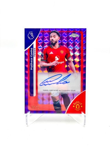 Matheus Cunha 2025 Topps Chrome /75