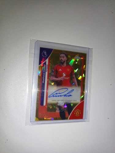 Matheus Cunha 2026 Topps Chrome Sapphire /50