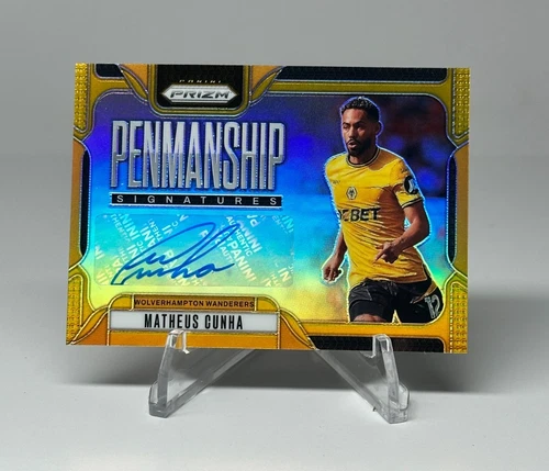Matheus Cunha 2024 Panini Prizm Gold /10