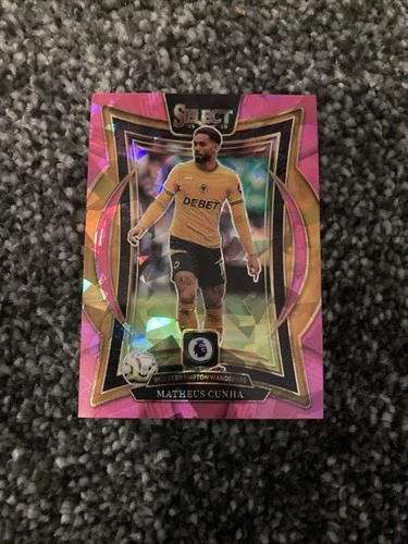 Matheus Cunha 2024 Panini Select Pink Ice