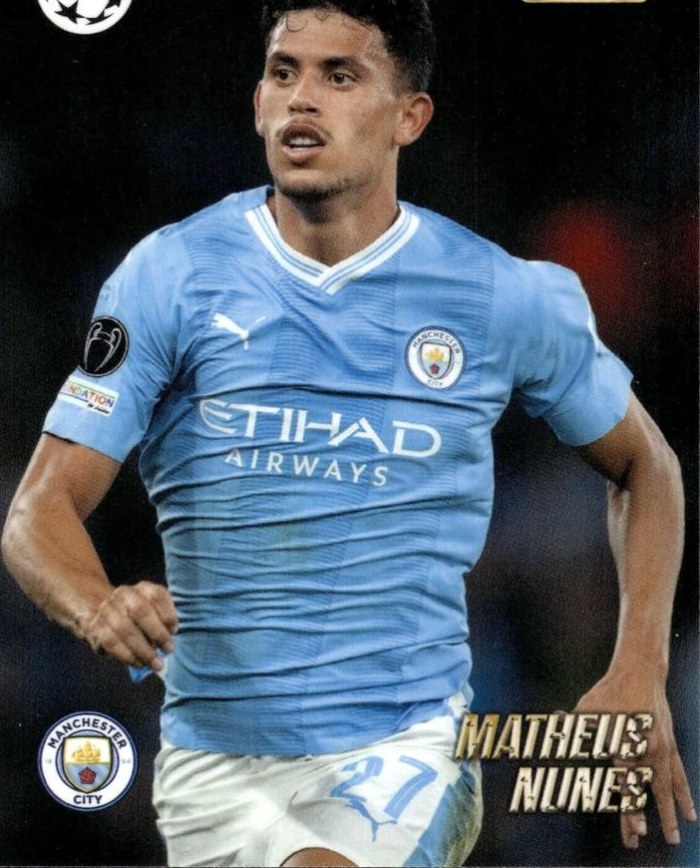Matheus Nunes 2023 Topps Merlin Heritage UEFA Club Competitions