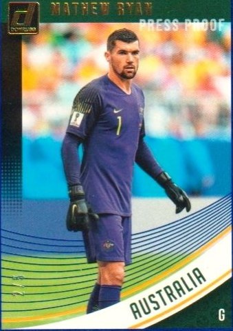 Mathew Ryan 2018 Panini Donruss Soccer Blue /5