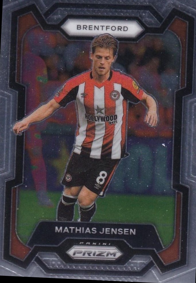 Mathias Jensen 2023 Panini Prizm Premier League