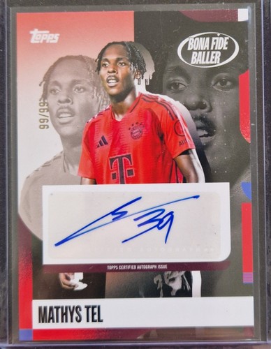 Mathys Tel 2024 Topps Bayern Team Set /99