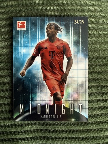 Mathys Tel 2024 Topps Bundesliga Midnight /25