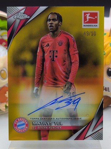Mathys Tel 2024 Topps Chrome Gold /50