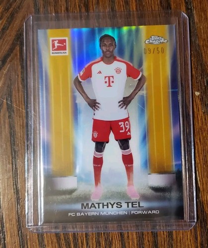 Mathys Tel 2023 Topps Chrome Gold /50