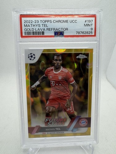 Mathys Tel 2022 Topps Chrome Gold Lava
