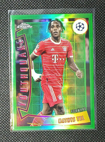 Mathys Tel 2023 Topps Chrome Green Refractor /99