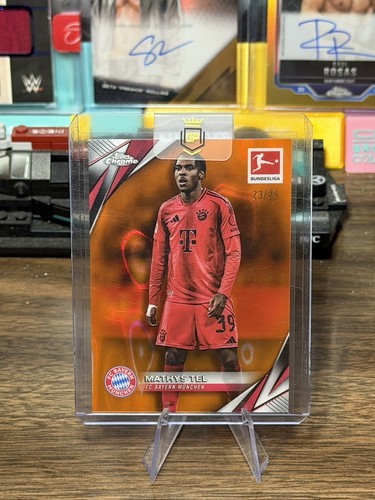 Mathys Tel 2024 Topps Chrome Orange Lava /25