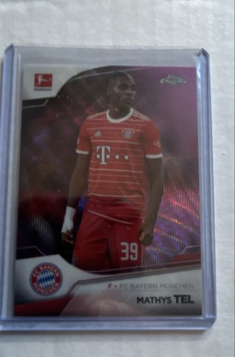 Mathys Tel 2022 Topps Chrome Pink Refractor /75
