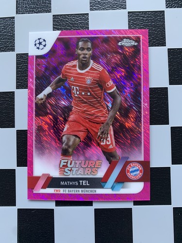 Mathys Tel 2022 Topps Chrome Pink Shimmer /250
