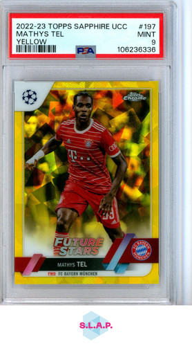 Mathys Tel 2022 Topps Chrome Sapphire Blue