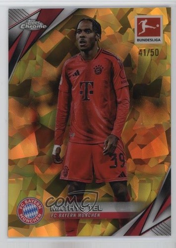 Mathys Tel 2024 Topps Chrome Sapphire Gold /50
