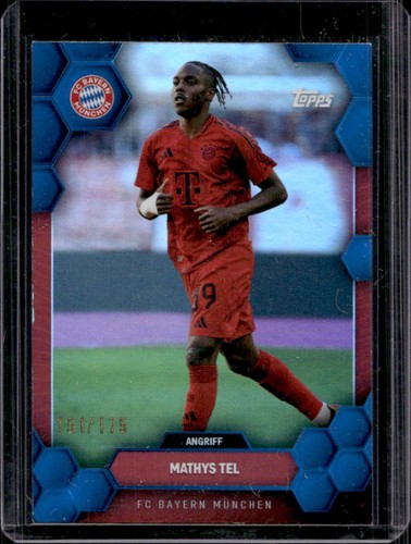 Mathys Tel 2024 Topps FC Bayern Munchen Fan Set Blue /175