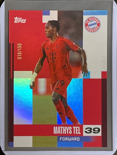 Mathys Tel 2025 Topps FC Bayern Team Set /150