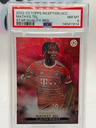 Mathys Tel 2022 Topps Inception Red /10