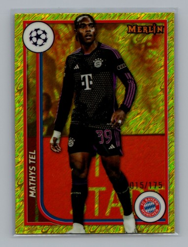 Mathys Tel 2023 Topps Merlin Chrome Amarillo Brillo /175