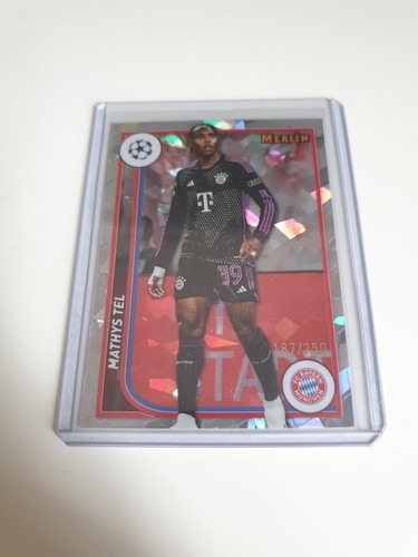 Mathys Tel 2023 Topps Merlin Chrome Atomic Refractor /250