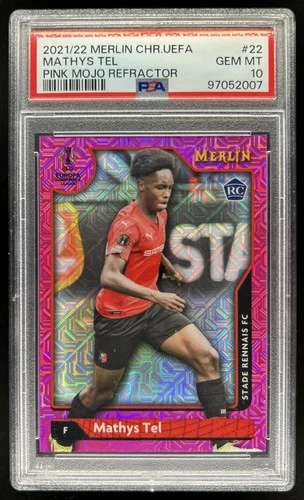 Mathys Tel 2021 Topps Merlin Chrome Pink Refractor /275