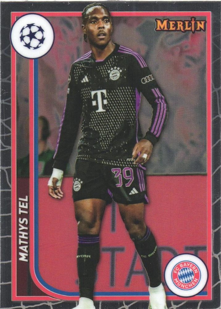 Mathys Tel 2023 Topps Merlin UEFA Club Competitions