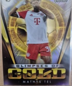 Mathys Tel 2023 Topps Stadium Club Chrome UEFA