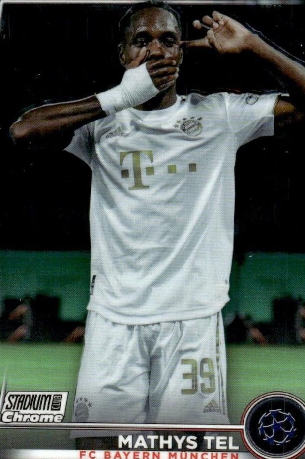 Mathys Tel 2022 Topps Stadium Club Chrome UEFA 39