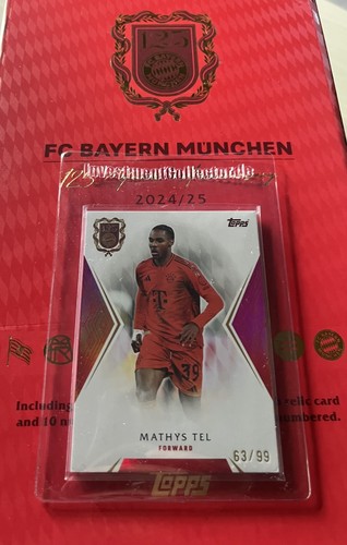 Mathys Tel 2024 Topps Stern des Südens 125 Jahre FC Bayern München /99