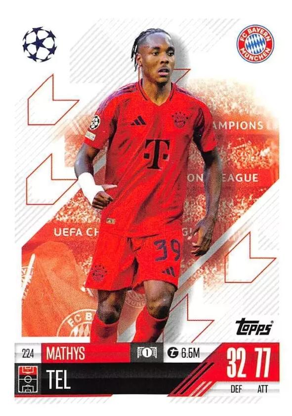 Mathys Tel 2024 Topps Match Attax UEFA Club Competitions